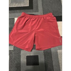 Rogue Fitness Athletic Training Shorts Mens Medium Red Excellent